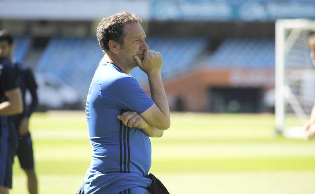Eusebio, durane un entrenamiento.
