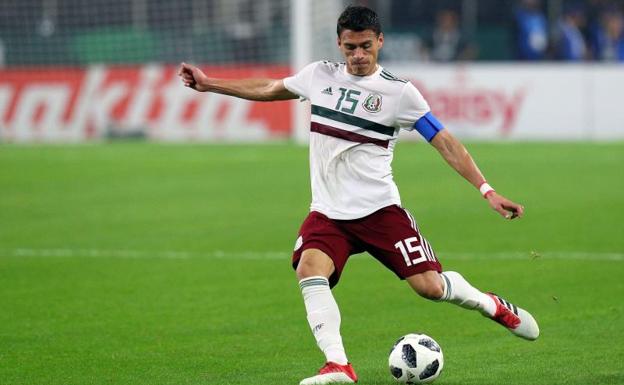 Héctor Moreno, en el partido ante Croacia/AFP