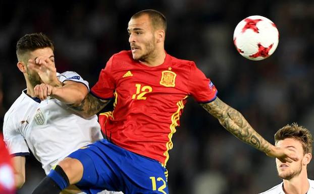 Sandro, durante el reciente europeo sub-21.