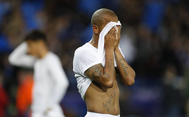 Mariano, tras perder la Supercopa de Europa con el Sevilla.