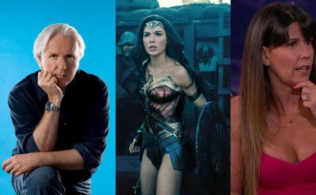 James Cameron, Gal Gadot y Patty Jenkins