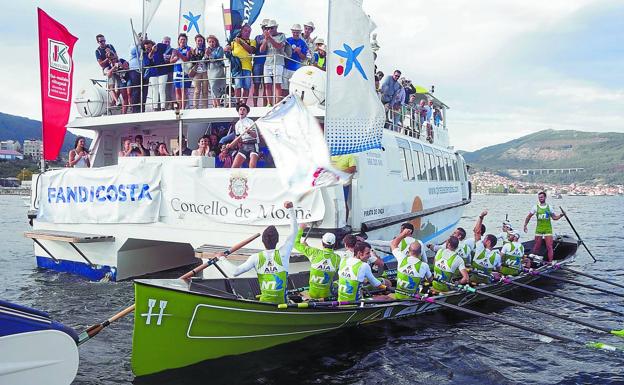 Hondarribia celebra su victoria.