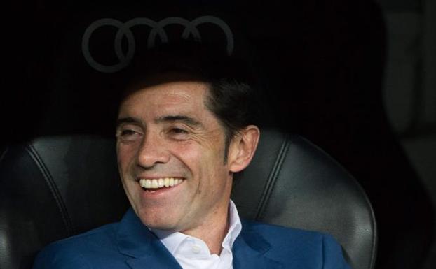 El entrenador del Valencia, Marcelino.