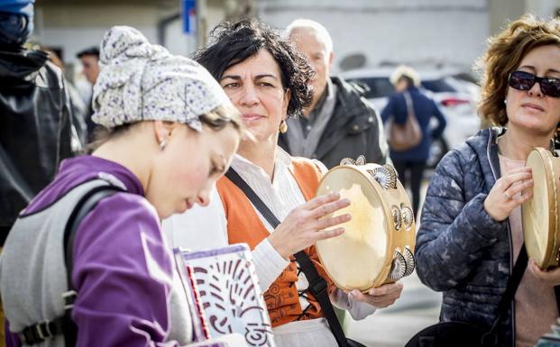 Trikitilariak Gordexolan, iazko San Andres jaietan.