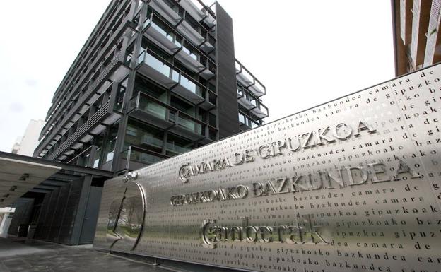 Sede de la Cámara de Gipuzkoa en Donostia