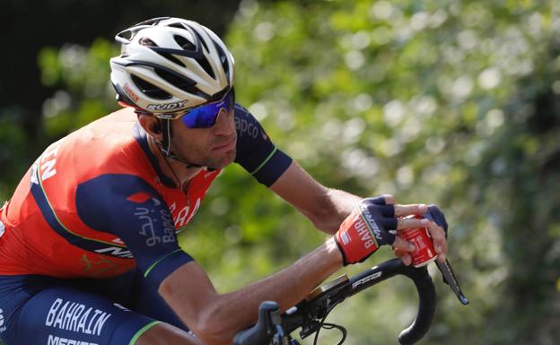 El ciclista italiano Vincenzo Nibali.