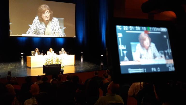 Cristina Uriarte Hezkuntza sailburua, Lanbide Heziketa Jardunaldietan