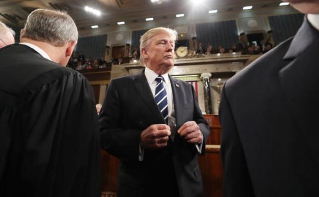 Donald Trump, en el Congreso de EE UU./Reuters