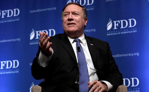 Pompeo habla en un evento. /Yuri Gripas (Reuters)