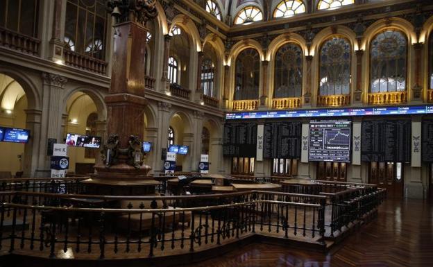 Interior de la Bolsa de Madrid./Paco Campos (Efe)