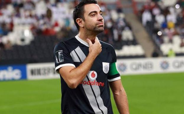Xavi, en un partido del Al-Sadd. /Afp