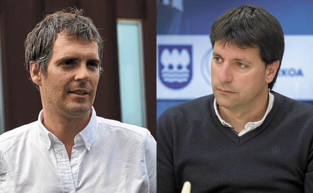 Eneko Etxeberria y Julen Mendoza./