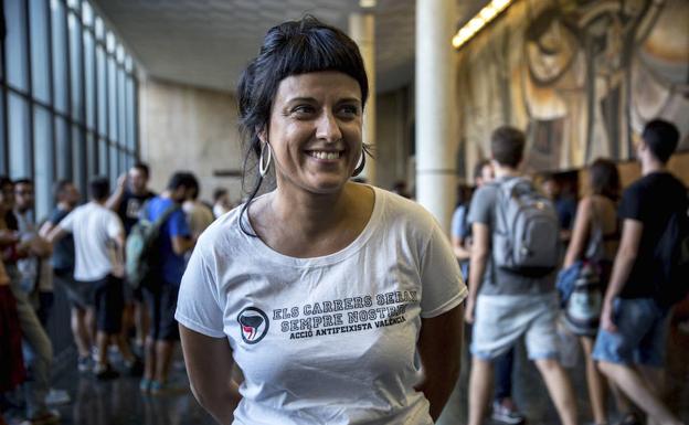 La exdiputada de la CUP, Anna Gabriel./EFE