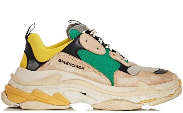 'Triple-S'. El modelo icónico de Balenciaga es el triunfador de la temporada, pero únicamente es apto para bolsillos desahogados. El par sale a 650 euros.