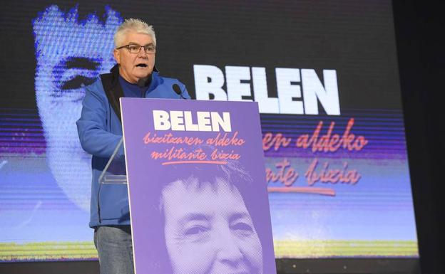 'Kubati' en el homenaje a Belén Peñalva en Lazkao el pasado 26 de noviembre/Royo