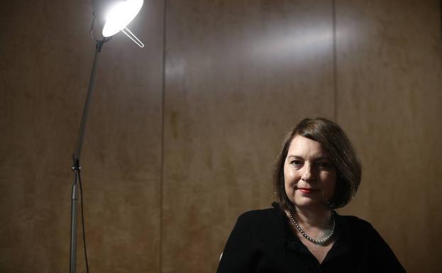 La escritora Clara Usón, en un momento de la presentación de la novela./EP