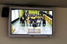 Imagen del juicio por la presunta agresión a guardias civiles en Alsasua. /