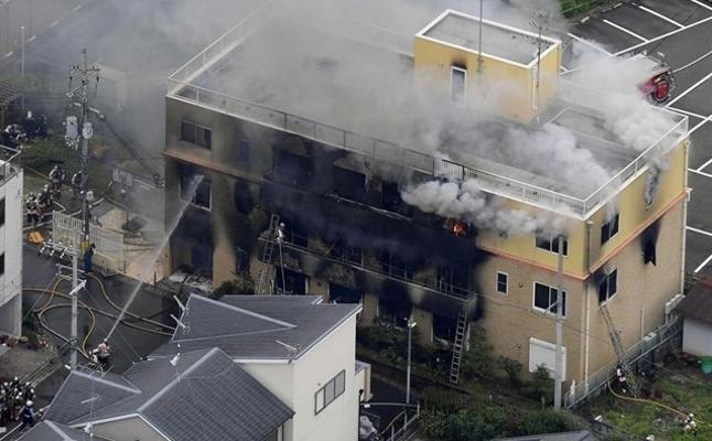 Incendio provocado en un estudio de anime de Japón./Reuters