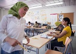 Inmigrantes en el aula de un colegio. / Archivo/