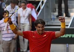 Nadal pisa el acelerador y pone la salvación más cerca