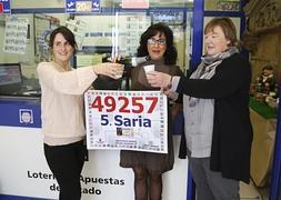 Urretxu, agraciada con un quinto premio