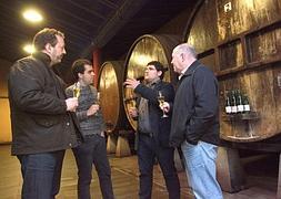 Presentación del espumoso de sidra de Astarbe. /Mikel Fraile/