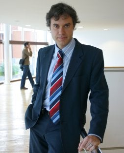 Ramon Costa i Pujol, ayer en Miramón. /LUSA/
