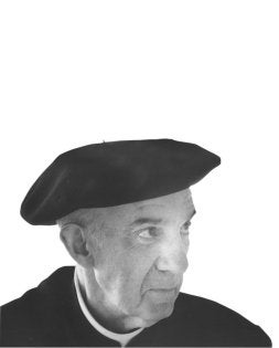 Añoveros, con su txapela, fue un referente del nacionalismo vasco. /M. A. GONZÁLEZ/
