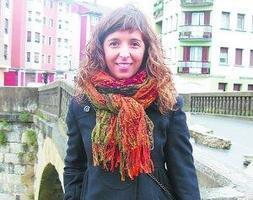 Nagore Iturrioz ha recibido hace unos días el premio. :: BELAUNTZARAN/