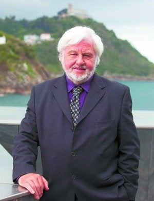 Norman Longworth, en la terraza del Aquarium. ::
MICHELENA/