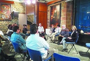 Asamblea de Arraztalo Elkartea donde se puso en marcha el proyecto Okobi. ::
EGARRIZ/