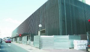 Gordailu. El centro de Patrimonio Mueble de Gipuzkoa, que se abrirá el próximo año después de 18 millones de inversión, es una de las grandes apuestas de la Diputación Foral de Gipuzkoa en Irun, durante el presente mandato. :: F. PORTU/