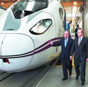 CAF sacará a vía su tren de alta velocidad en el primer trimestre