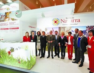 El stand de Navarra en la Feria de Turismo rural. ::
A.D.C./