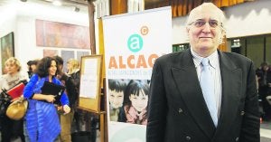 Javier Berché, en un receso de las jornadas que Alcagi está celebrando en San Sebastián. :: USOZ/