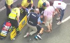 Mikel Landa y Egan Bernal hospitalizados con fracturas tras una fuerte caída en la Clásica de San Sebastián