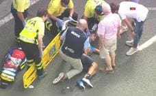 Mikel Landa recibe el alta en Hospital Donostia y es seria duda para la Vuelta