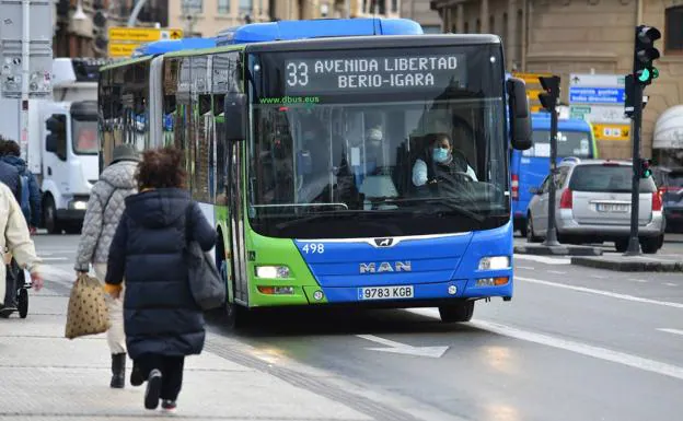 Los cortes de tráfico afectarán al servicio de Donosti Bus/FELIX MORQUECHO
