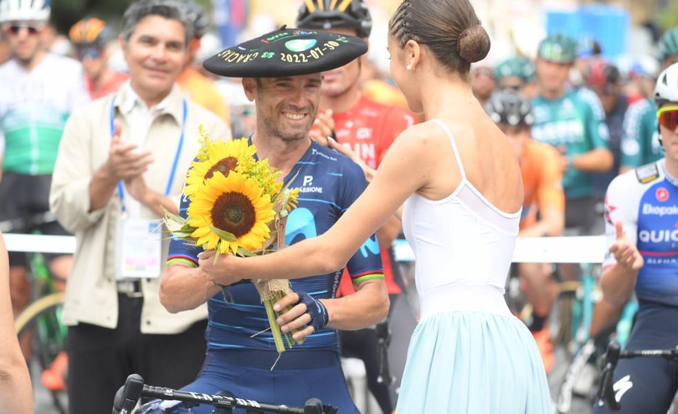 Emotivo homenaje a Alejandro Valverde
