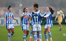 La Real Sociedad femenina firma su mejor primera vuelta de la historia