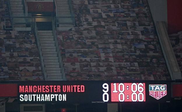 El Manchester United tritura al Southampton con un escandaloso 9-0