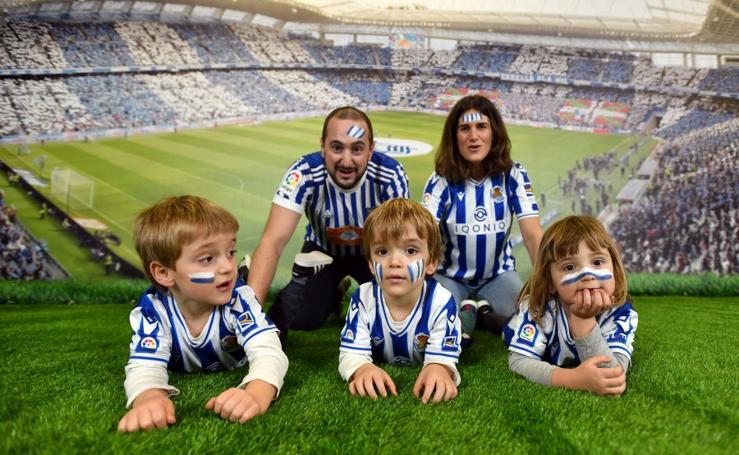La familia Pérez Gurrutxaga apoya a la Real Sociedad