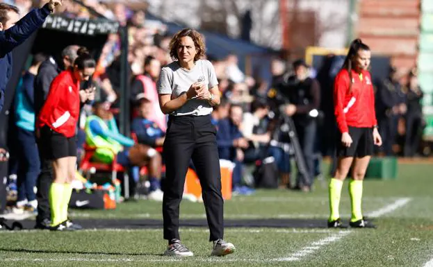La entrenadora de la Real femenina, Natalia Arroyo. /E. P.