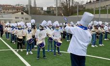 Los tambores ya redoblan en los colegios de San Sebastián