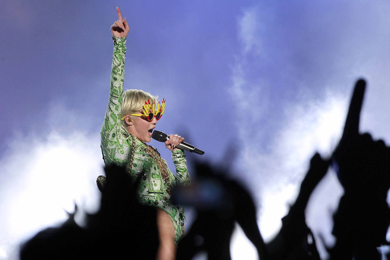 Provocadora Miley Cyrus en Barcelona