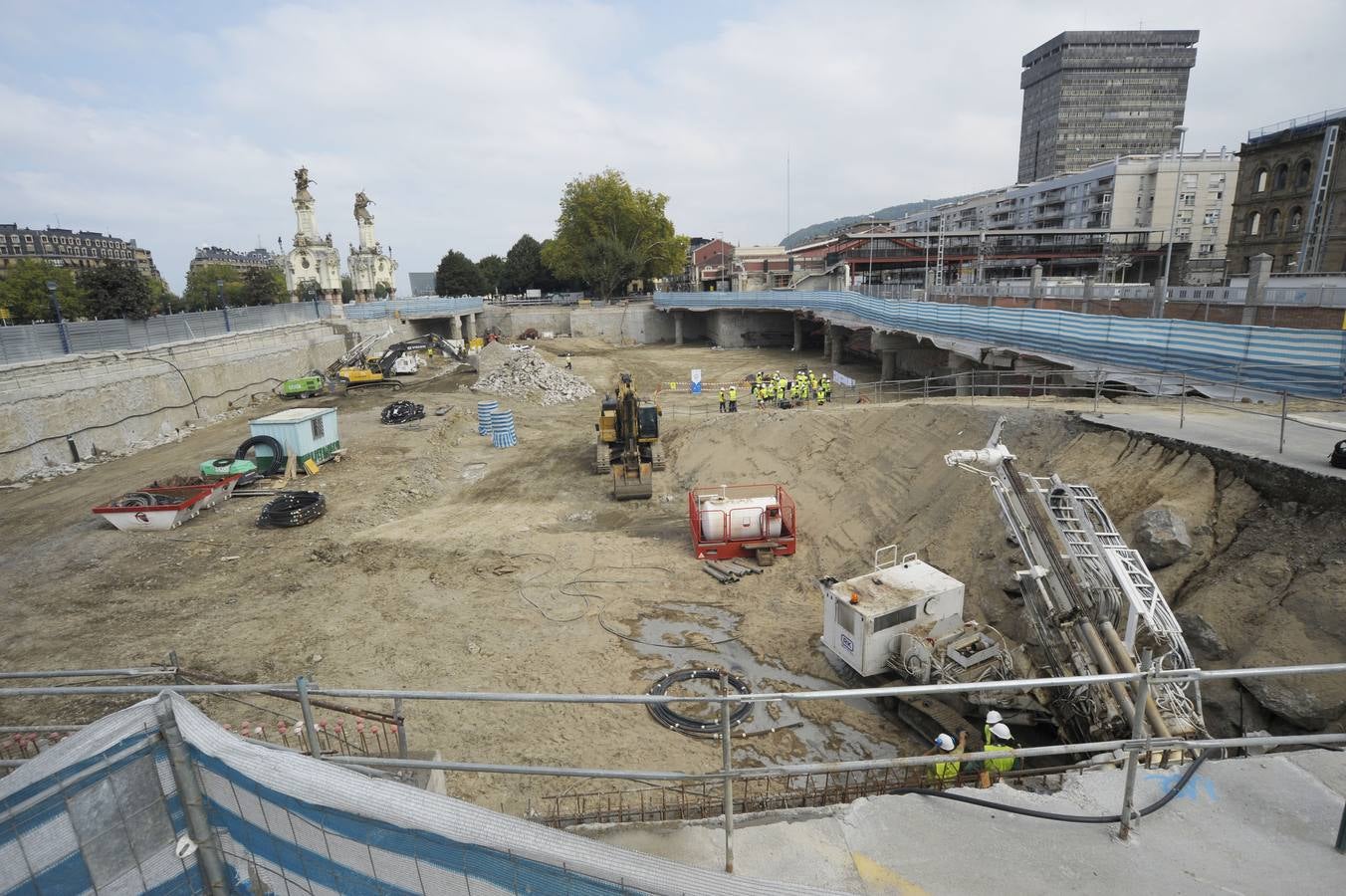 Las obras de la estación de autobuses avanzan a buen ritmo