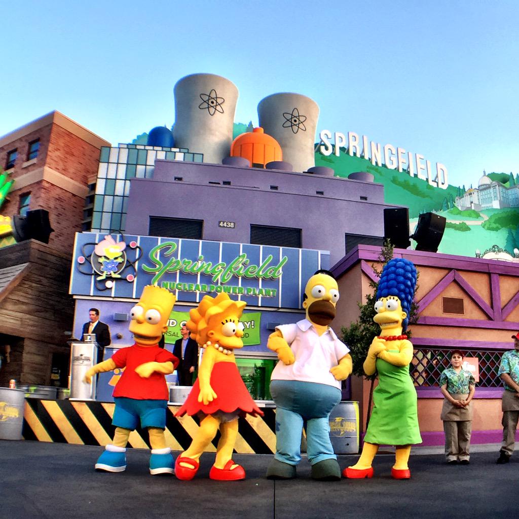 Nuevo parque temático de Los Simpsons en Los Ángeles
