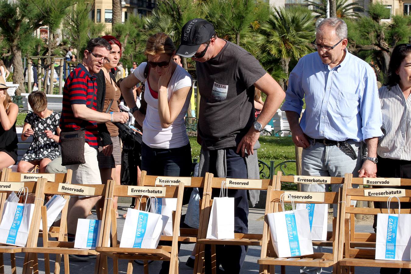 Un desfile con residuos