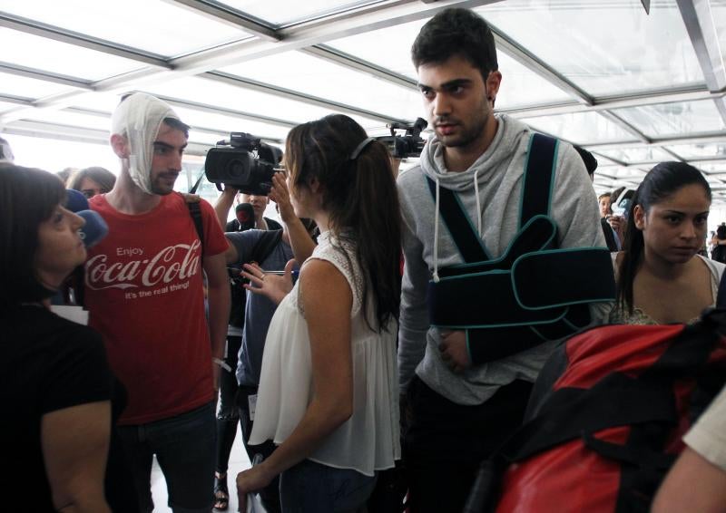 Los estudiantes ilesos ya están en casa