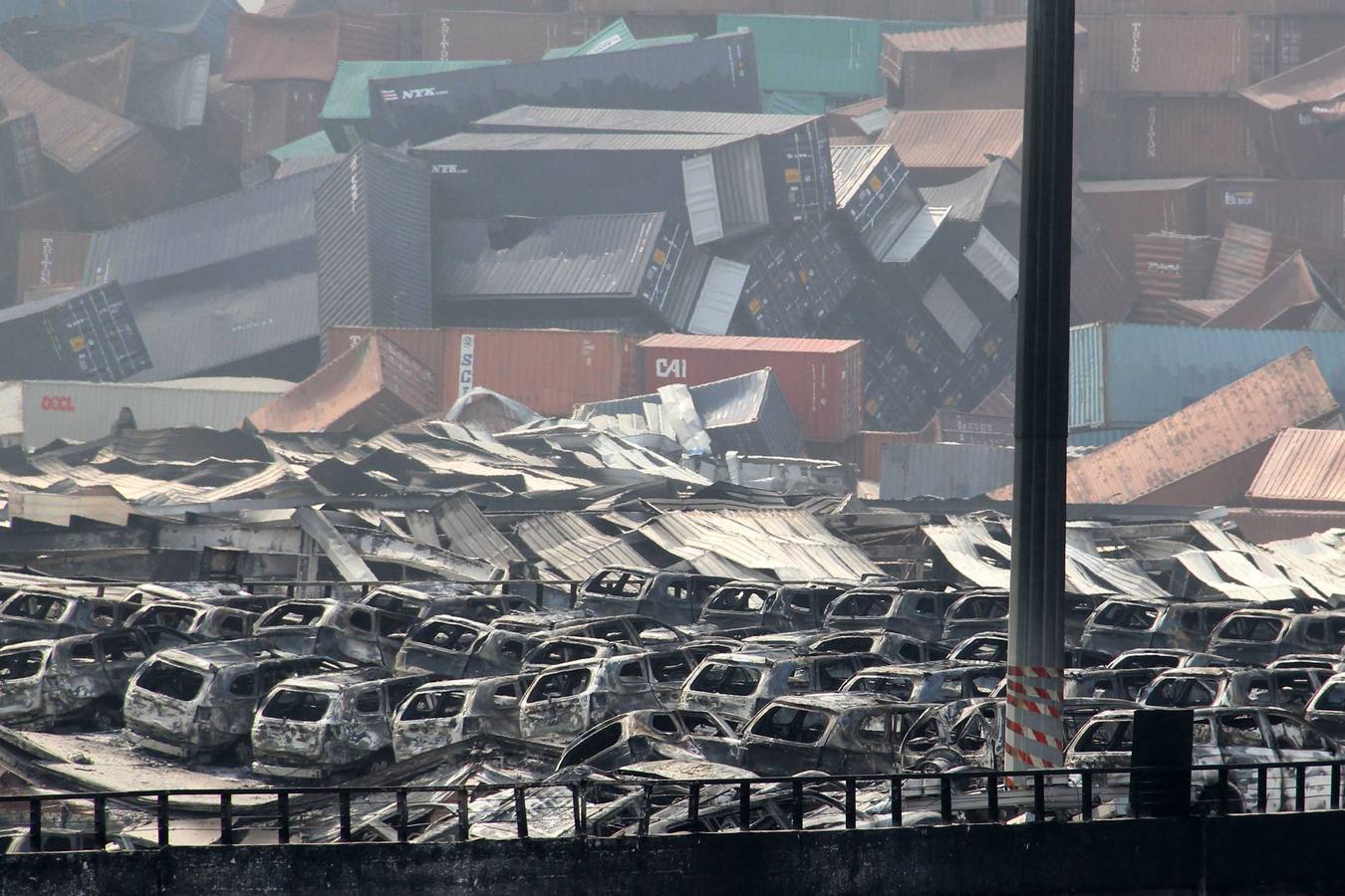 Las consecuencias de la explosión en China